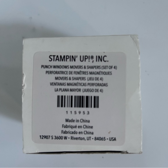 Stampin’ up! Punch Windows Movers & Shapers dies (set of 4) - Picture 2 of 4